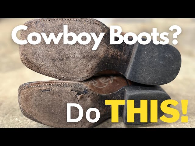 Worn Out Boots RESTORED | Half Soles or Full Soles?