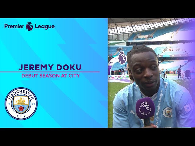Jeremy Doku is FEELING the WINNING culture at Manchester City | Astro SuperSport