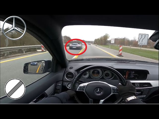 Mercedes Benz C250 CGI AVANTGARDE 7G TRONIC AMG PAKET | #POV TEST DRIVE (AUTOBAHN) #4