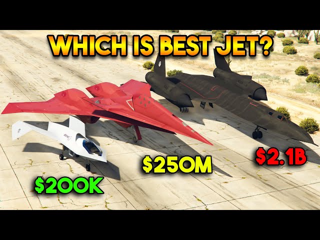 GTA 5 MAIN CHARACTERS GOT JET (WHICH IS BEST JET?)