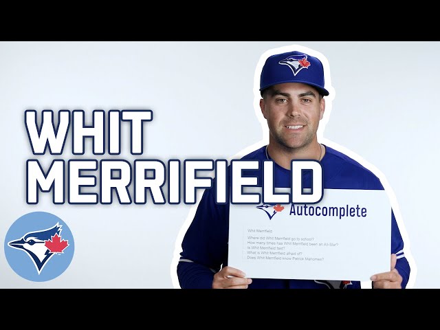 Autocomplete with Toronto Blue Jays infielder Whit Merrifield!