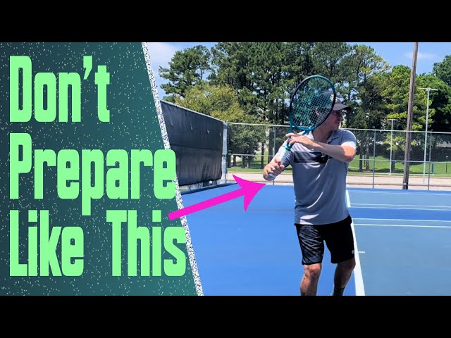 Stop Hitting Your Forehand Late - Use This Takeback For Better Timing