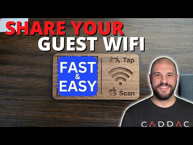 The BEST WAY to Share Your Guest WiFi Using QR & NFC!