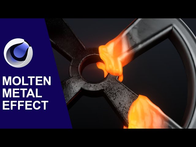 Molten Metal with Cinema 4D and volume builder