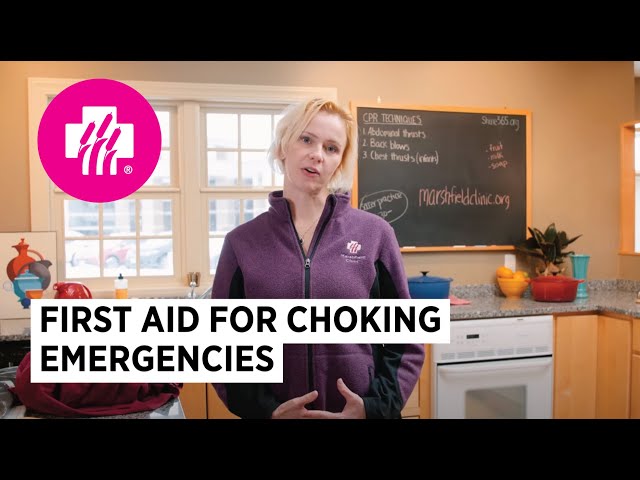 First Aid for Choking Emergencies - Heimlich Maneuver for Adults, Kids and Infants
