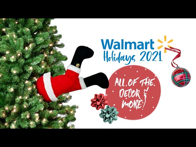 Walmart Holidays 2021. All of Walmart’s Christmas decor and MORE!