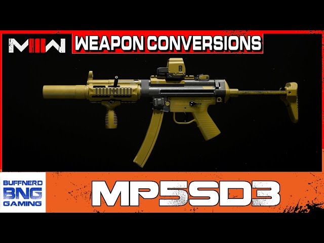 MP5SD3 (JAK DECIMATOR) - Weapon Conversion - Call Of Duty Modern Warfare III