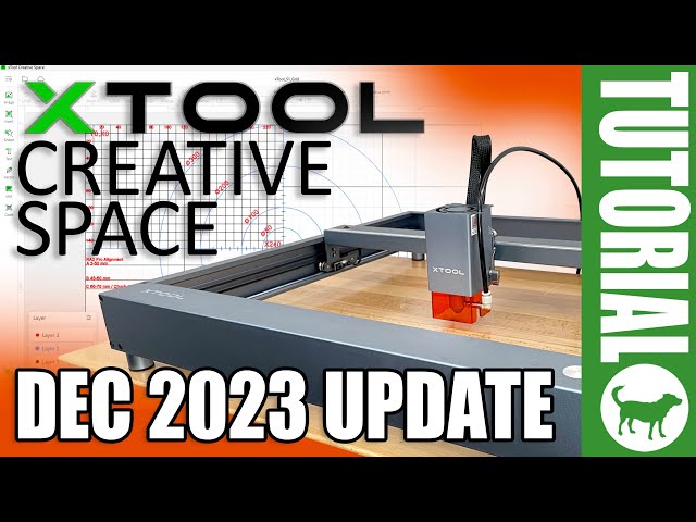 xTool Creative Space Tutorial | D1 Pro Edition | Dec 2023 UPDATE