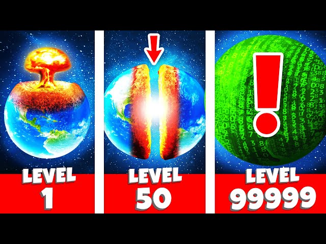 HACKING EARTH To Find NEW SECRET INSIDE (Solar Smash Funny Gameplay)