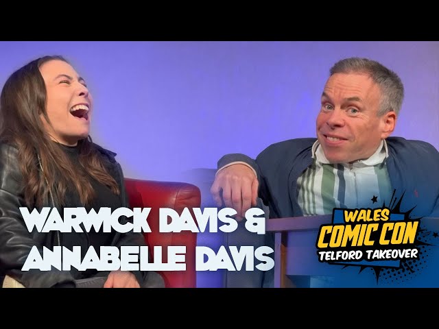 Warwick Davis & Annabelle Davis Panel - Wales Comic Con November 2023