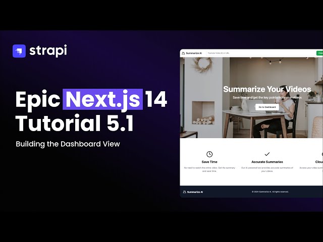 Building Our Dashboard with Next.js – Part 5.1 Epic Next.js Tutorial for Beginners