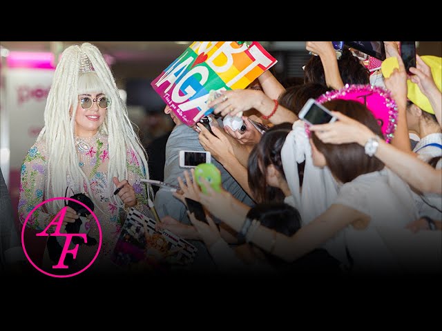 Lady Gaga arriving at Narita Airport in Tokyo, Japan (August 12, 2014)