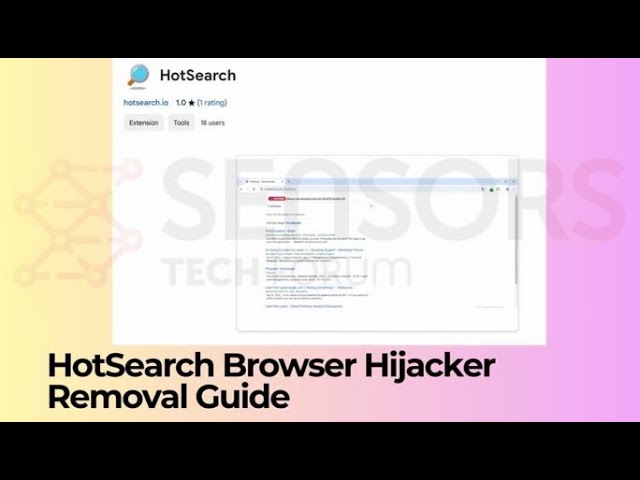 HotSearch Redirect Virus Removal Guide [5 Min]