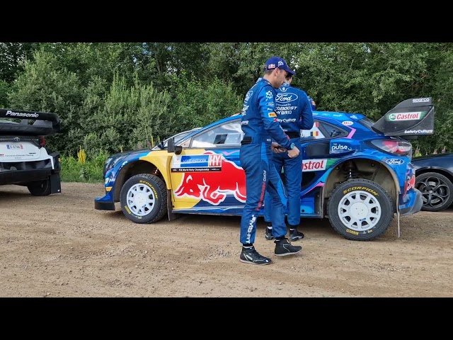 WRC Rally Estonia 2023 Shakedown preparations before first run