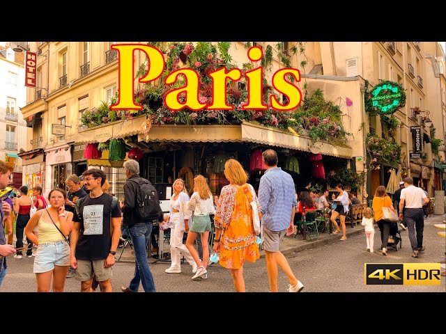 Paris walking tour 4K | A walk in Saint germain des prés Paris | paris 4K | A Walk In Paris