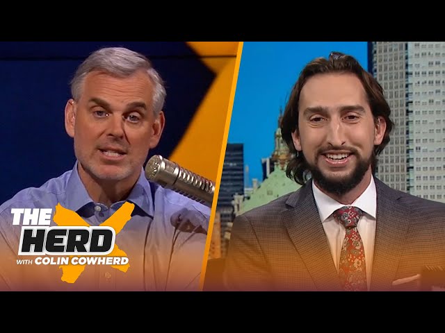 Nick has Lakers over Warriors in six, Steph Curry's GOAT ranking, Jaylen Brown out? | NBA | THE HERD