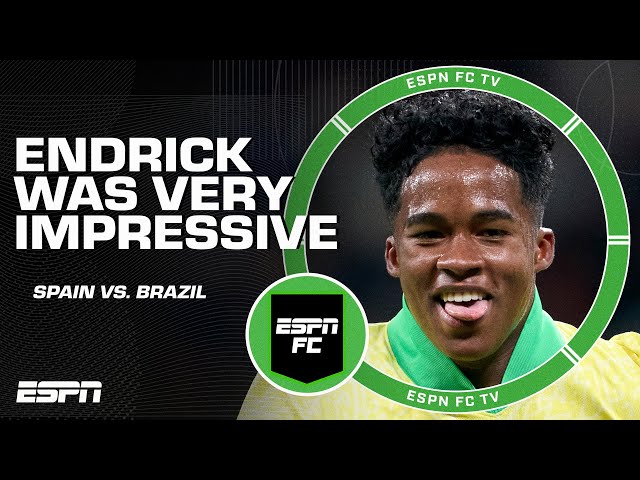 'HE LOOKS FANTASTIC!' - Luis Garcia on Endrick's performance in 3-3 draw vs. Spain | ESPN FC