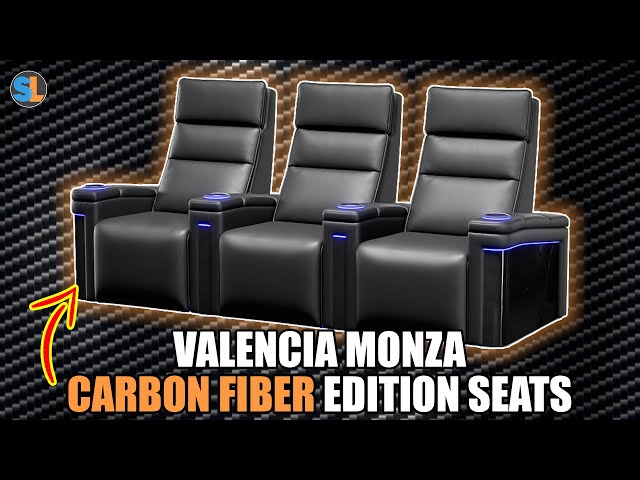 So SLEEK! Valencia Monza Carbon Fiber Home Theater Seating Review