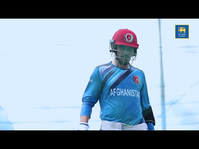 Afghanistan team practice session ahead of 3rd ODI