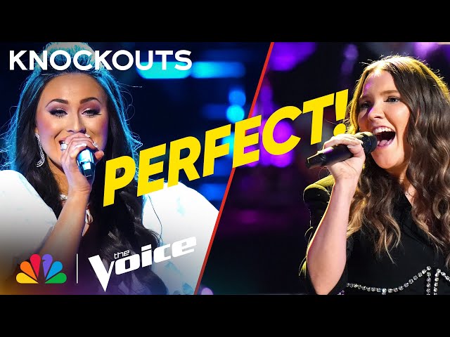 Holly Brand and Rachel Christine's Beautiful Voices Shine for Team Kelly | The Voice Knockouts | NBC