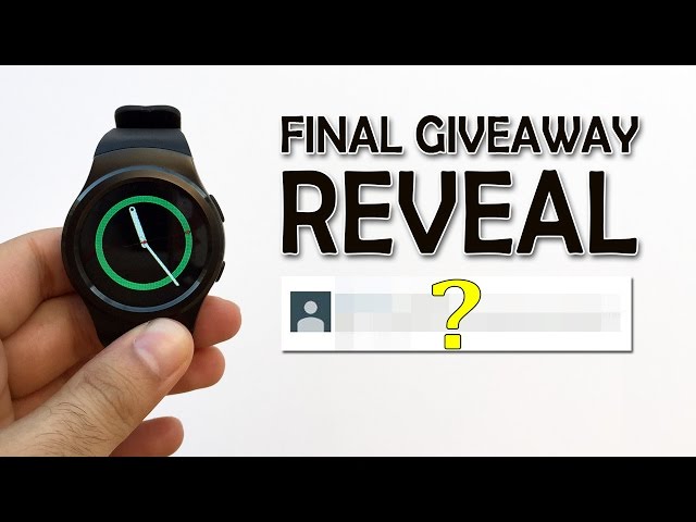 $60 Smart watch winner reveal | 1000 Subs final giveaway