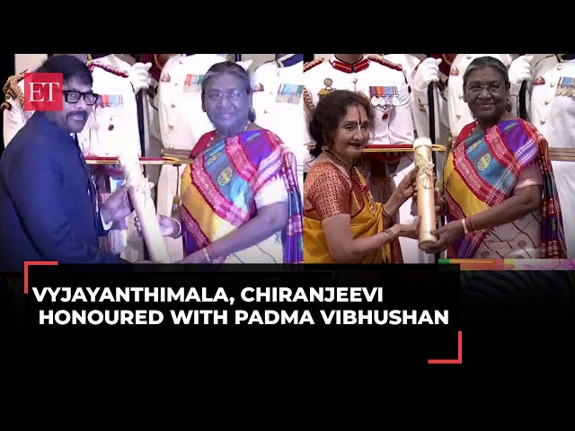 Vyjayanthimala, Chiranjeevi, late justice M Fathima conferred Padma awards