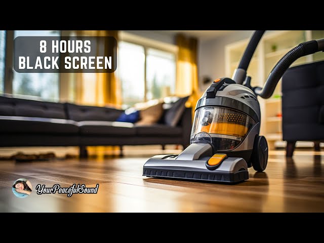 Vacuum Cleaner Sound - 8 Hours Black Screen | White Noise Sounds - Sleep, Study, Focus, Relax