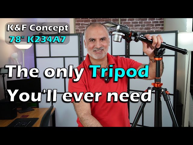 K&F Concept 78" Tripod K234A7 (S210). The only Tripod you will ever need