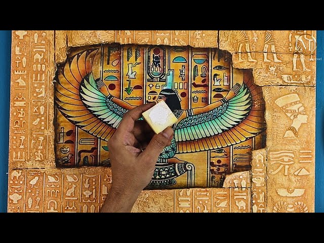From the pyramids to your home: a Pharaonic painting that you create yourself 🤩