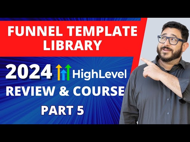 Unlock Your Creativity With The Power of GoHighLevel's Funnel Template Library!