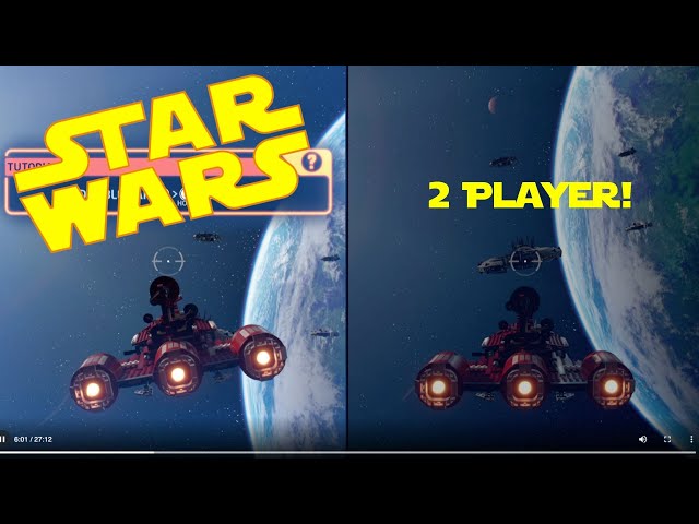 LEGO Star Wars The Skywalker Saga Intro and 2 player game play Phantom Menace