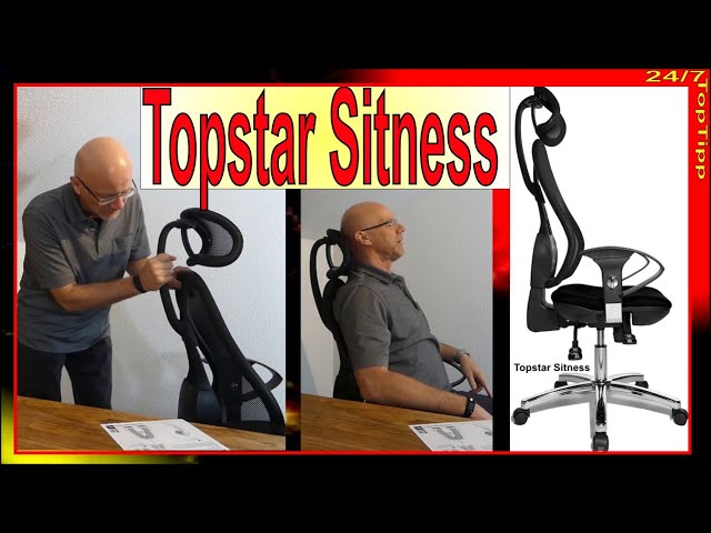 Orthopädischer Bürostuhl und Top Gaming Stuhl [ Kopfstütze nachrüsten ] Topstar Sitness Homeoffice