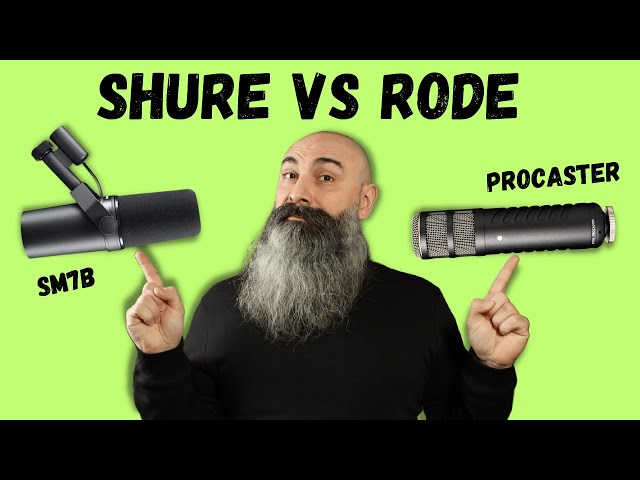 Rode Procaster Vs Shure SM7B [Sound Test & Comparison]