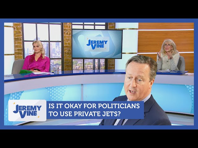 Is it okay for politicians to use private jets? Feat. Jess Davies & Carole Malone | Jeremy Vine