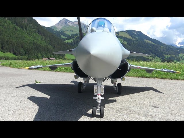 Very nice detailed Rafale Armee de l'Air Dassault RC Scale Turbine Model Jet