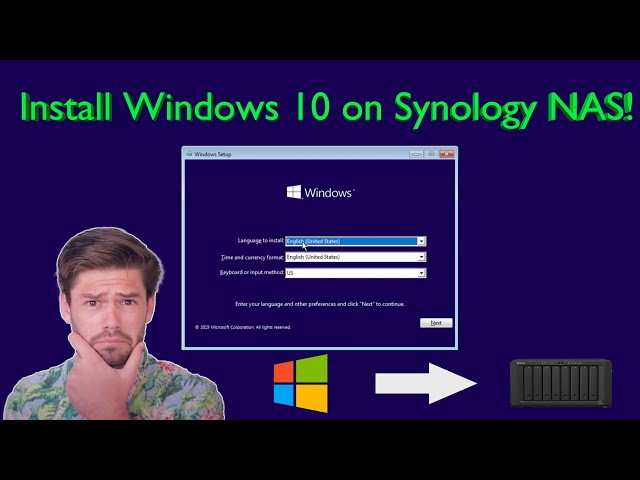 Create a Windows 10 Virtual Machine on Synology NAS! | 4K TUTORIAL