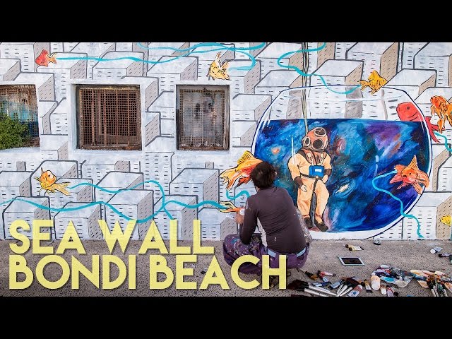 Bondi Beach Sea Wall Stop Motion & Timelapse