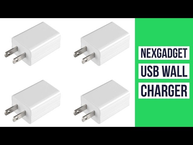 NEXGADGET USB Wall Charger |  Universal USB Charger Plug for Apple iPhone, iPad, Samsung Galaxy