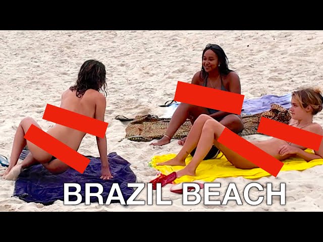 HOT BRAZIL 🇧🇷 COPACABANA BEACH WALKING TOUR | Rio de Janeiro in 4K