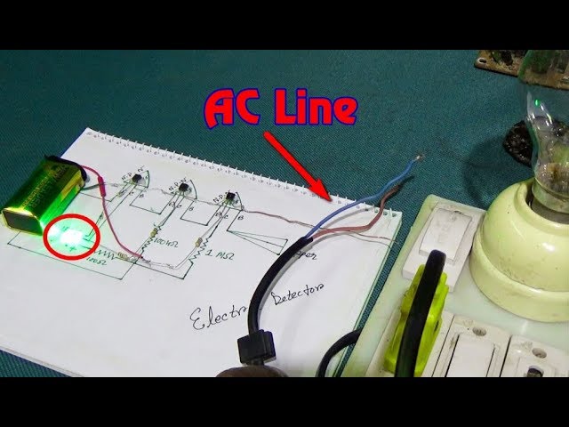 DIY - How To Make Wireless Ac Line Detector/ Tester (100% Works)