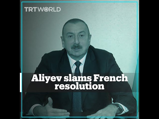 Azerbaijani president slams French senate’s resolution