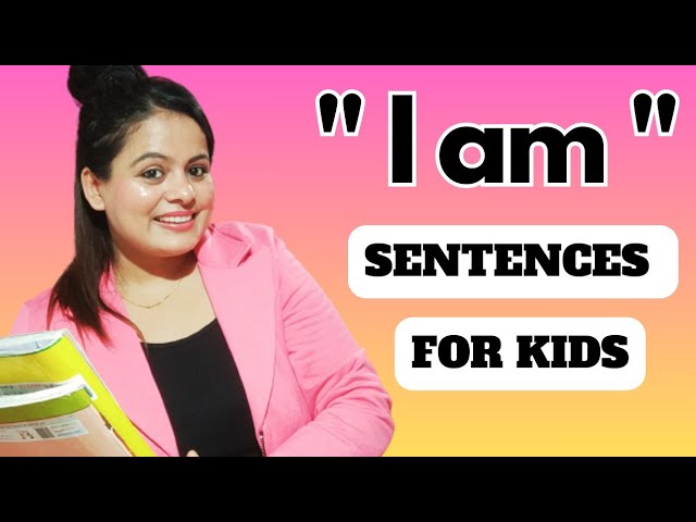 "I am" sentences | Reading lesson for kids | Practice Reading simple sentences | Happy Teaching