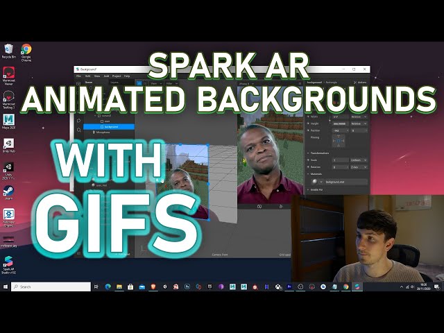 Spark AR Studio: How to make Animation Backgrounds with GIFS