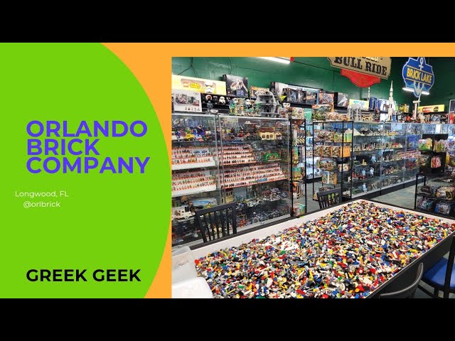 Greek Geek Visits The Orlando Brick Company Lego Store and runs into a famous Youtuber!!