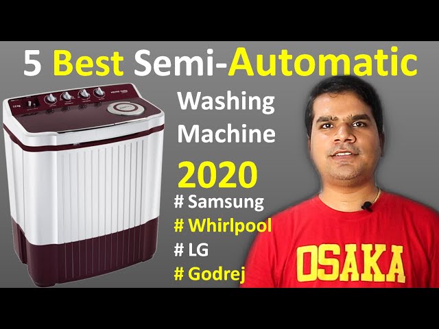 Best semi automatic washing machine in India 2020| Top 5 best semi automatic washing machine|
