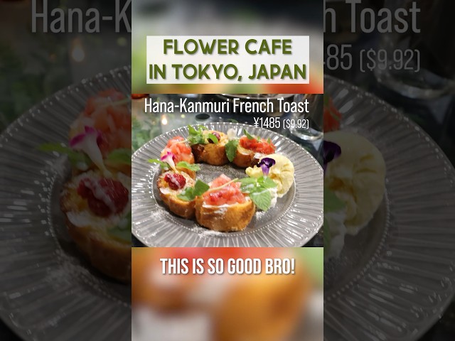 I Went to Japan’s Aesthetic Flower Cafe