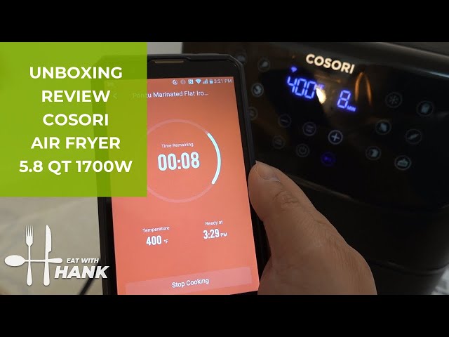 Unboxing Review COSORI Air Fryer with Smart WiFi 5 8 QT