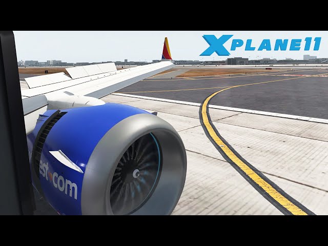 X-Plane 11 | Working Through The Rust | Los Angeles Arrival | 737 MAX-8