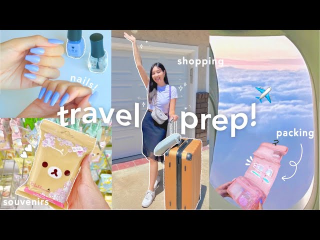 travel prep with me!✈️  where I'm going, packing, shopping, beauty appointments!