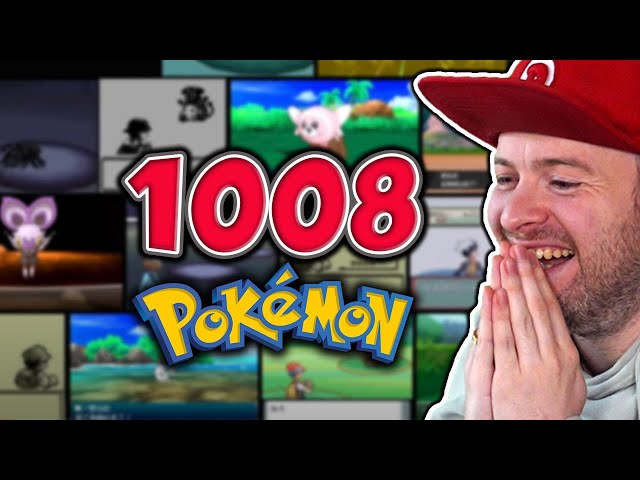 Domtendo reagiert auf 1008 Pokémon Begegnungen